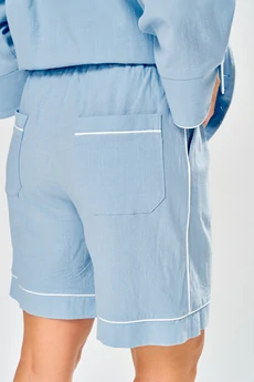 Костюм с шортами 218 голубой AVA fashion