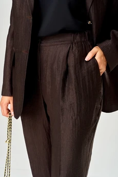 Костюм брючный 221 коричневый AVA fashion