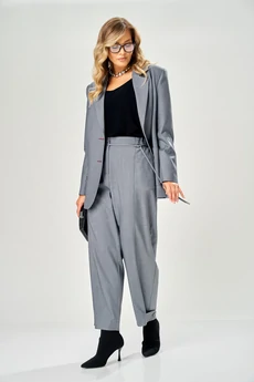 Костюм брючный 222 серый AVA fashion