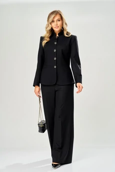 Костюм брючный 224 черный AVA fashion