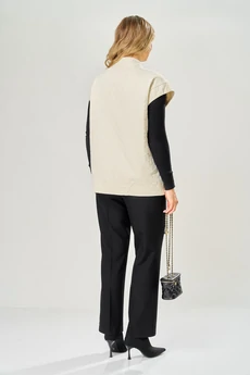 Жилет 228 молочный AVA fashion