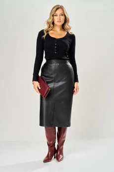 Юбка 229 черный AVA fashion