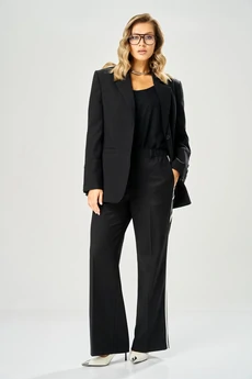Костюм брючный 233 черный AVA fashion