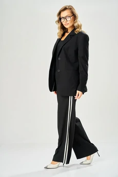 Костюм брючный 233 черный AVA fashion