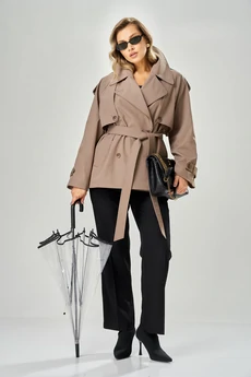 Тренч 234 мокко AVA fashion