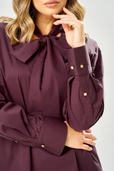 Блузка 235 бордовый AVA fashion