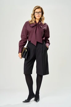Блузка 235 бордовый AVA fashion