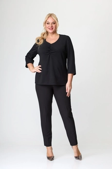 Джемпер 0308 черный AVENUEfashion