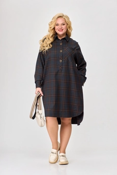 Платье 0114 темно-синий AVENUEfashion