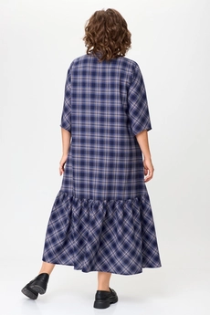 Платье 0132 синий AVENUEfashion