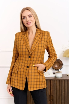 Костюм брючный 926 горчичный AZZARA