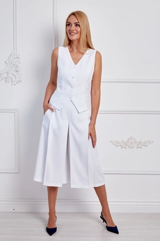 Костюм с шортами 949 белый AZZARA