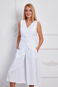 Костюм с шортами 949 белый AZZARA