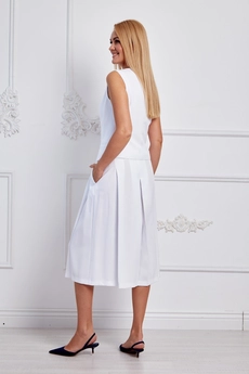 Костюм с шортами 949 белый AZZARA