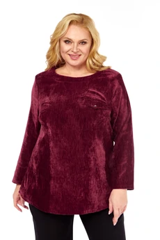 Блузка 4070 спелая вишня Abbi