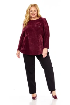 Блузка 4070 спелая вишня Abbi