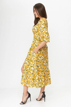 Платье 1012 желтые кувшинки Abbi