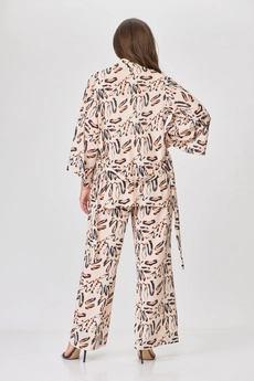 Костюм брючный 5007 пудра Abbi