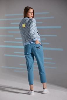 Бомбер 104 голубой AmberA