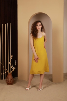 Платье 181 горчица AmberA