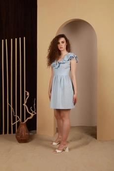 Платье 226 голубой AmberA