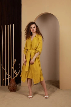 Платье 242 горчица AmberA