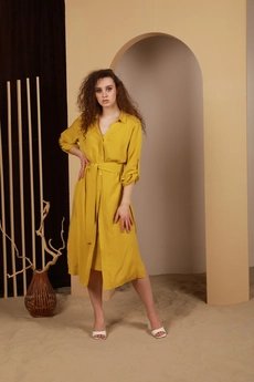 Платье 242 горчица AmberA