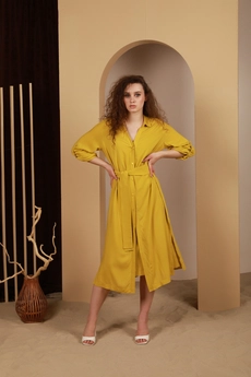 Платье 242 горчица AmberA