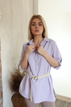 Рубашка 281 лиловый AmberA