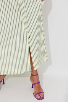 Платье 1150 желтый + полоска Ambera style