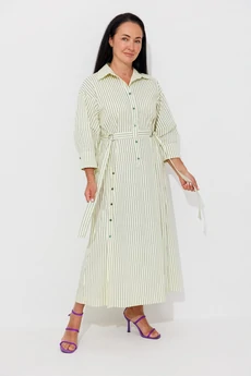 Платье 1150 желтый + полоска Ambera style