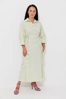 Платье 1150 желтый + полоска Ambera style