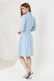 Платье 1140 голубой Ambera style