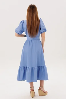 Платье 1143 голубой Ambera style