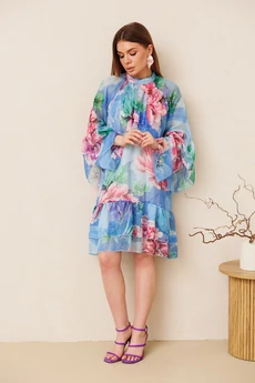 Платье 2152 цветы Ambera style