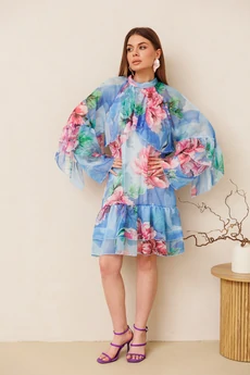 Платье 2152 цветы Ambera style