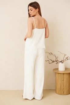 Костюм брючный 2160-1 молоко Ambera style