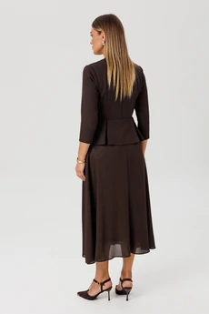 Платье 1158 шоколад Ambera style