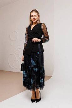 Костюм с юбкой 2055 Ambera style