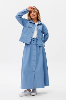 Костюм с юбкой 2065 Ambera style