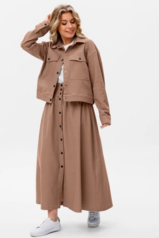 Костюм с юбкой 2065С Ambera style