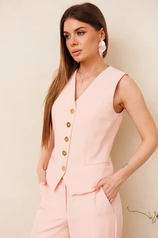 Костюм брючный 2139-3 пудра Ambera style