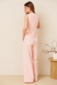 Костюм брючный 2139-3 пудра Ambera style