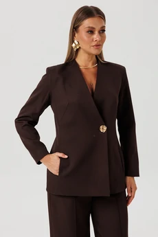 Костюм брючный 2152-1 шоколад Ambera style