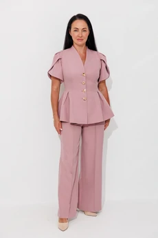 Костюм брючный 2156-3 пыльная роза Ambera style