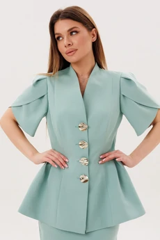 Костюм с юбкой 2157-1 пудра Ambera style