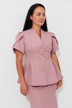 Костюм с юбкой 2157-3 пыльная роза Ambera style