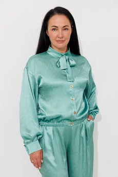 Костюм брючный 2170 изумруд Ambera style