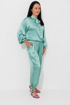 Костюм брючный 2170 изумруд Ambera style