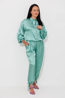 Костюм брючный 2170 изумруд Ambera style